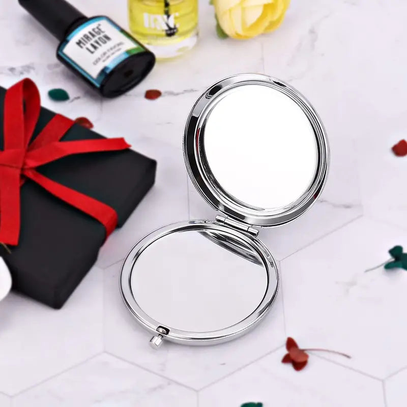 Compact Makeup Mirror-Beautiful message for Mom!