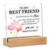 Best friend plaque