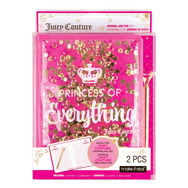 Juicy Couture Glitter Journal and Pen- Princess of Everything!