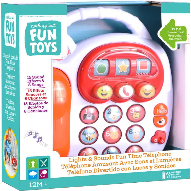 Nothing But Fun Toys - Lights and Sounds Fun Time Telephone