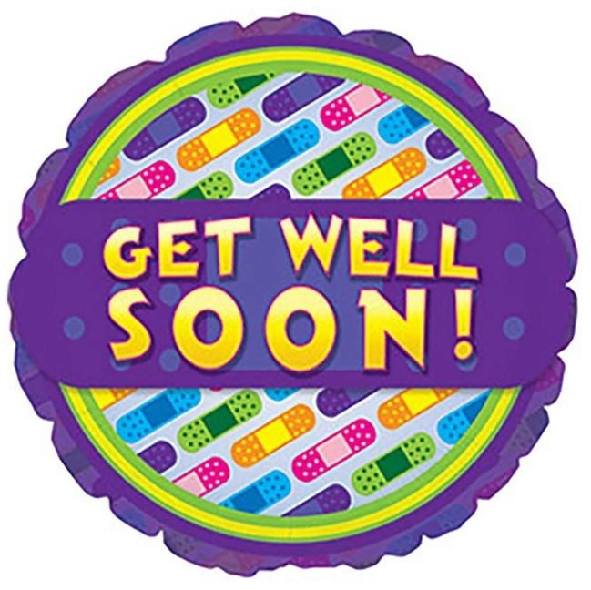 Get Well Soon! Bandages Balloon