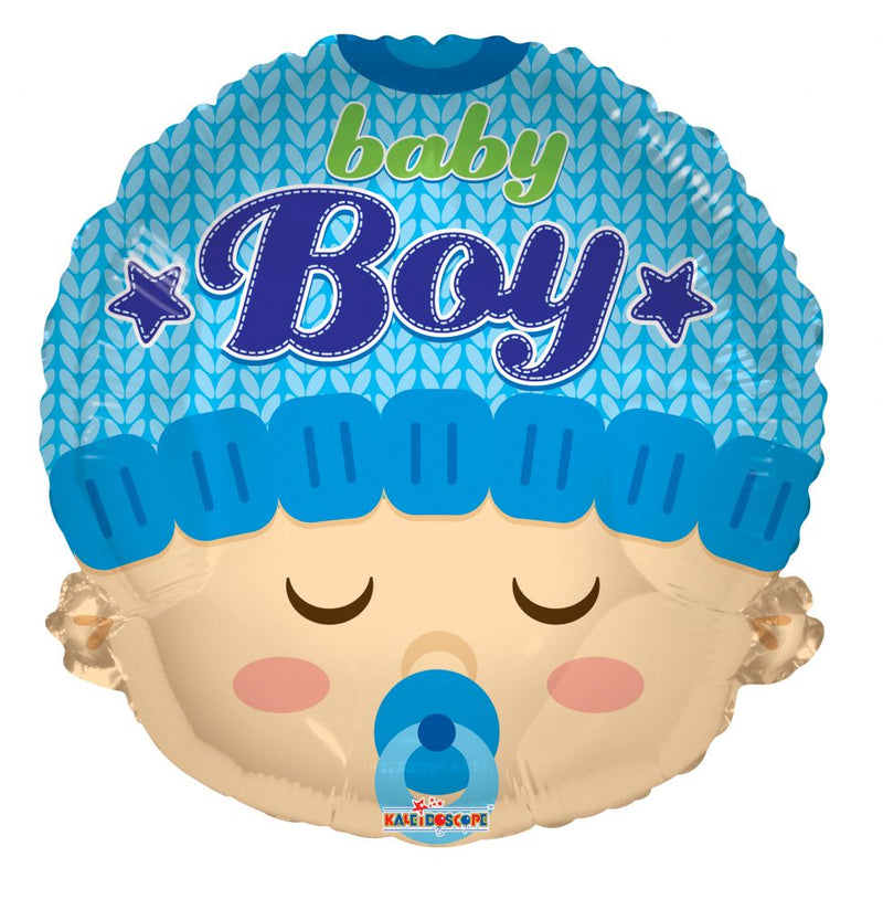 18" Baby Boy Head Balloon