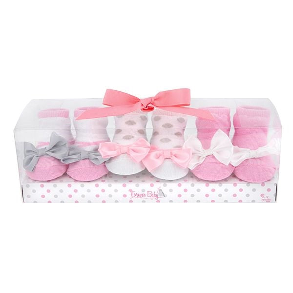 Baby Socks with Ribbons Gift Set