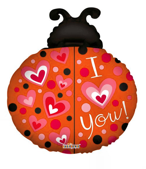 28" I Love You Ladybug Balloon