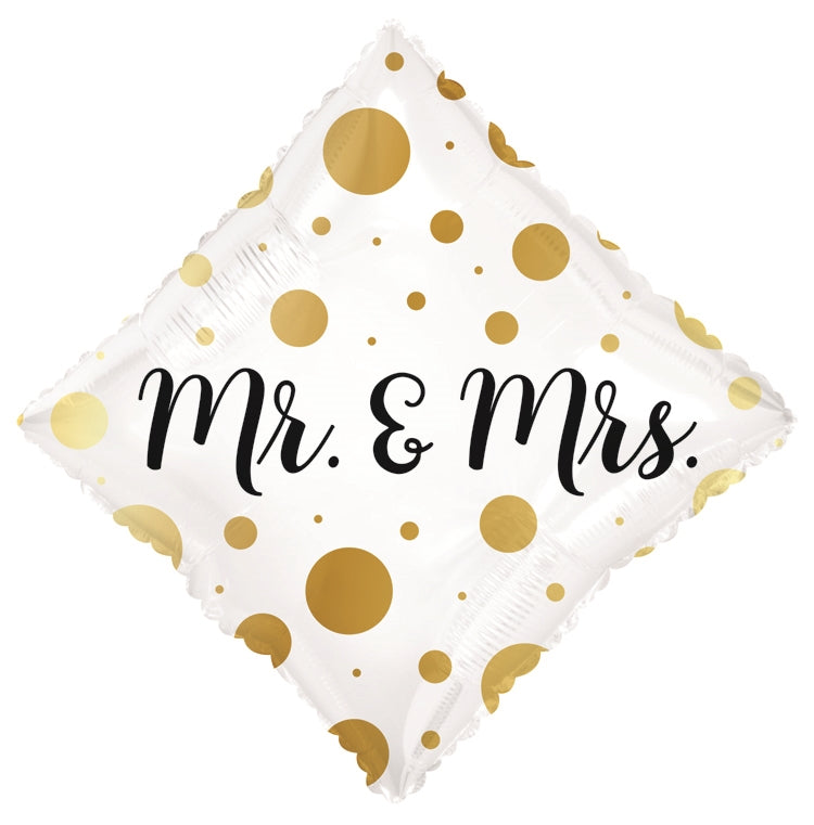 18" Mr. & Mrs. Diamond Balloon