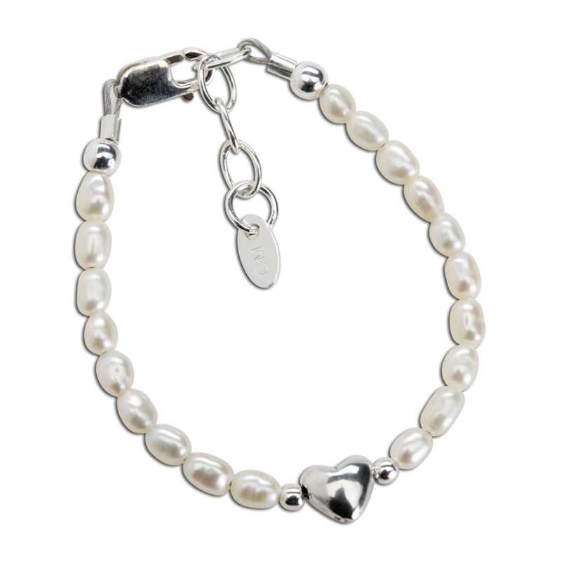 Destiny - Sterling Silver Pearl Baby & Children's Bracelet