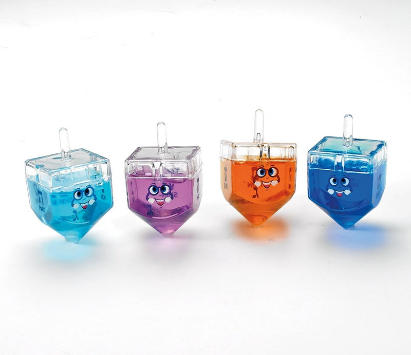 Dreidel Filled with Colored Gel Putty