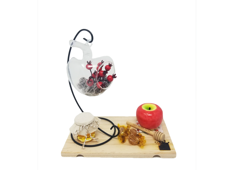 Hanging Apple Vase and Candle Gift Set