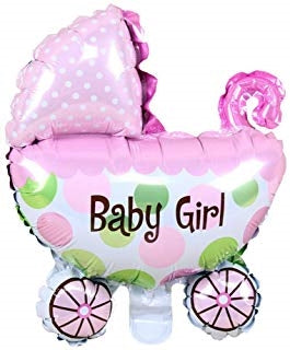Mini Baby Girl Stroller Balloon