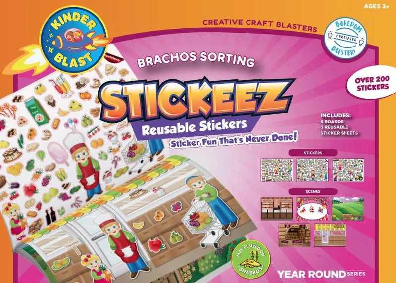 Brachos Sorting Stickeez Reusable Stickers