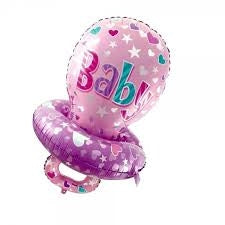 40" Baby Girl Pacifier Balloon