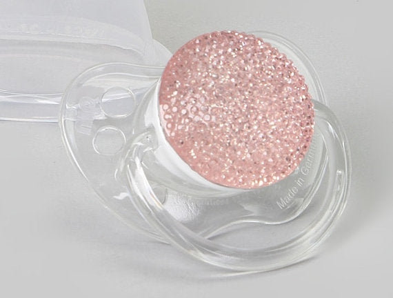 Sparkly Crystal Pink Pacifier