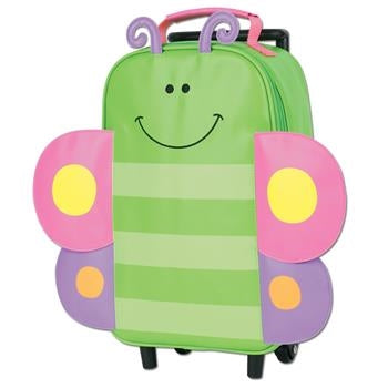Rolling Backpack Butterfly Luggage