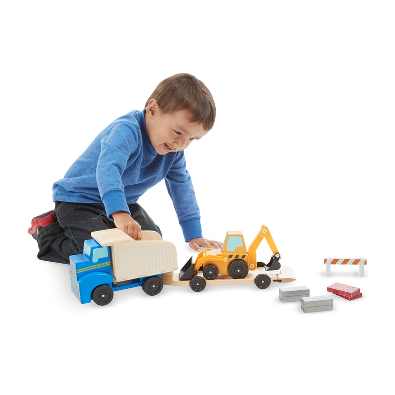 Classic Toy Dump Truck & Loader