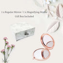 Rose Golden Compact Mirror