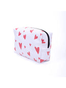 4pcs Love Graphic Clear Cosmetic & Toiletry Bags