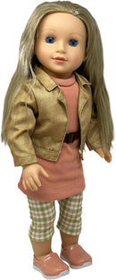 18 inch Dolls with Accessories: Blonde hair