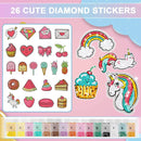 Diamond Painting Stickers - 26 pc