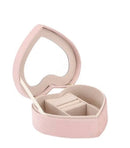 Heart Shaped Pink Jewelry Box: Pink