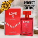 Classic Love 5 Red Spray Perfume For Women