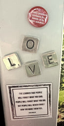 Affirmation and Destiny Glass Stone