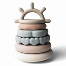 Silicone Stacking Ring Sensory Play Tower Toy (6-pc) Sun