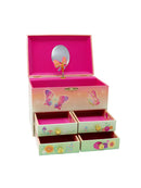 Rainbow Butterfly Medium Musical Jewelry Box