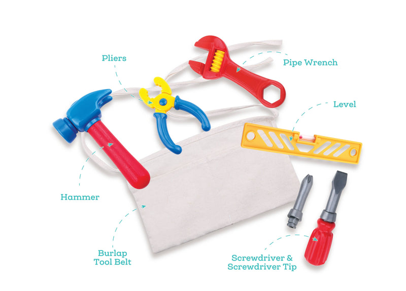 Nothing But Fun Toys - Let's Play Tool Belt Playset