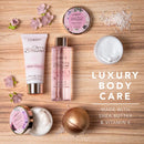 Bath and Body Gift Basket in Cherry Blossom in Rose Gold Bag