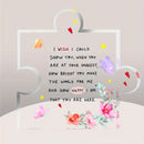 Engraved Puzzle Acrylic Plaque
