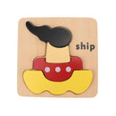 Wooden Vehicle Puzzle Kit