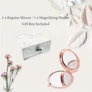 Rose Golden Compact Mirror