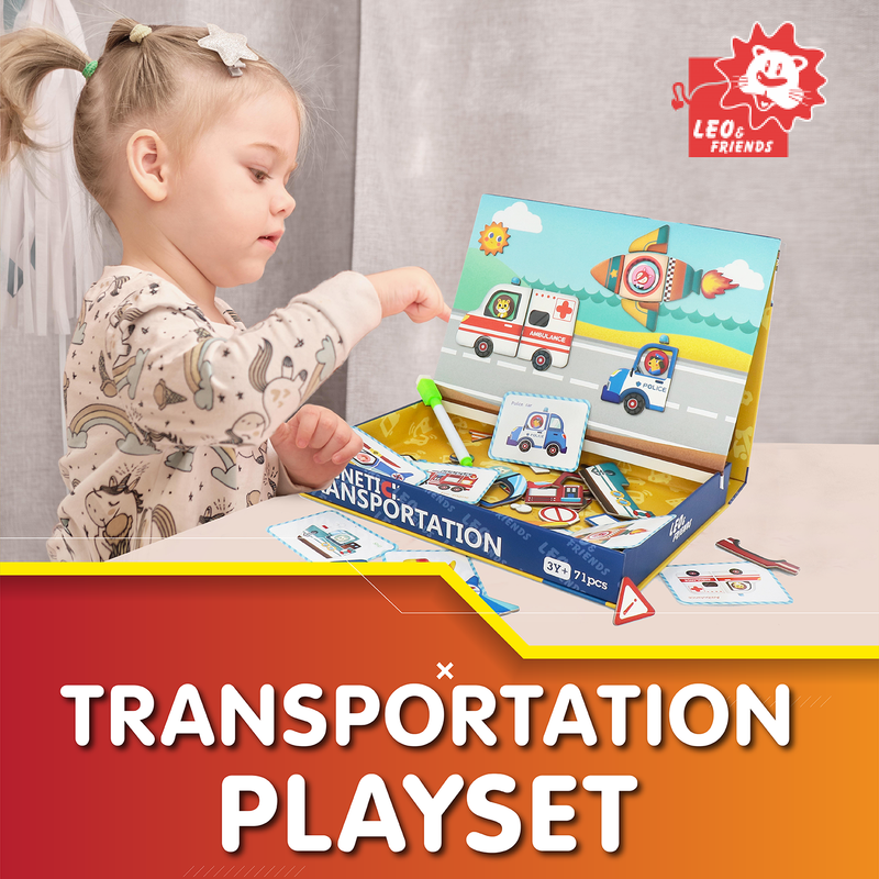 Transportation Playset- Magnet