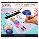 Light Up Sketch Pad Fashion Drawing Set