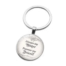 Gemstone Keychain Always My Sister Forever My Friend