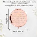 Rose Golden Compact Mirror