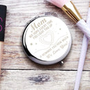 Compact Makeup Mirror-Beautiful message for Mom!
