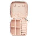 Pink Portable Jewelry Box For Earrings Rings Necklaces Bracelets Pendants