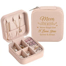 Pink Portable Jewelry Box For Earrings Rings Necklaces Bracelets Pendants
