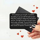 Engraved Metal Wallet Card