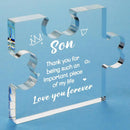Engraved Puzzle Acrylic Plaque