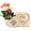 2pcs/set Wooden Love Ornament