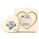 2pcs/set Wooden Love Ornament