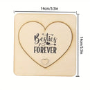 2pcs/set Wooden Love Ornament