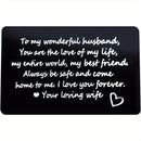 Engraved Metal Wallet Card