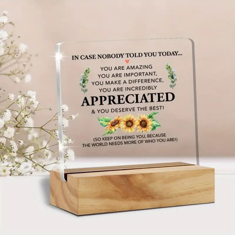 Appreciation Gift Motivational Quote