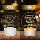 Inspirational Acrylic LED Night Light