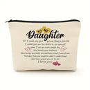 Beautifully Designed Makeup Bag - Daughter-Inspired Gift