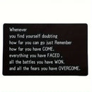 Engraved Metal Wallet Card