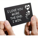 Engraved Metal Wallet Card